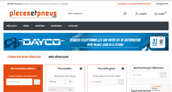 Desktop Screenshot of piecesetpneus.com