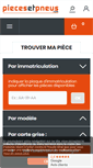 Mobile Screenshot of piecesetpneus.com
